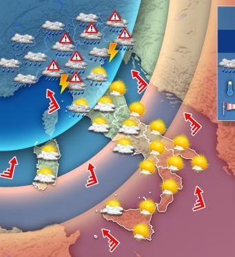 Maltempo, allerta arancione anche nel bresciano