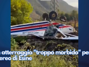 Un atterraggio “troppo morbido” per l’aereo di Esine