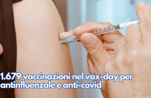 1.679 vaccinazioni nel vax-day per antinfluenzale e anti-covid