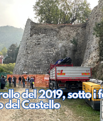 Dopo il crollo del 2019, sotto i ferri il baluardo del Castello