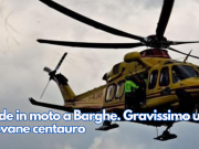 Cade in moto a Barghe. Gravissimo un giovane centauro