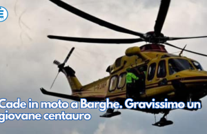 Cade in moto a Barghe. Gravissimo un giovane centauro