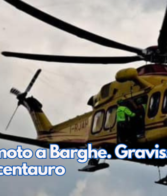 Cade in moto a Barghe. Gravissimo un giovane centauro