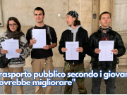 Il trasporto pubblico secondo i giovani, “dovrebbe migliorare”