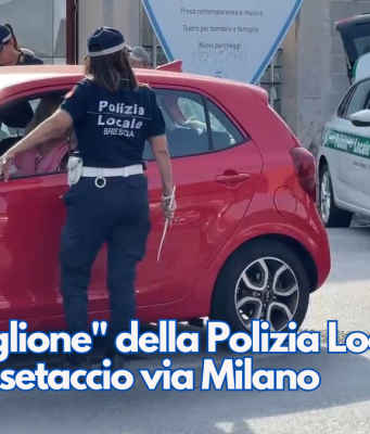 Il “pattuglione” della Polizia Locale passa al setaccio via Milano