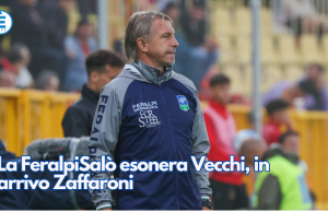 La FeralpiSalò esonera Vecchi, in arrivo Zaffaroni