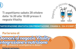 Domani al negozio Vitality integrazione e nutrizione