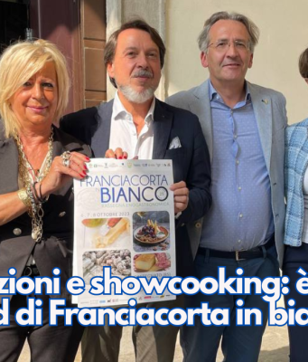 Degustazioni e showcooking: è il weekend di Franciacorta in bianco