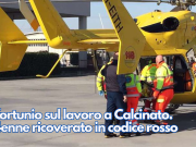 Infortunio sul lavoro a Calcinato. 24enne ricoverato in codice rosso