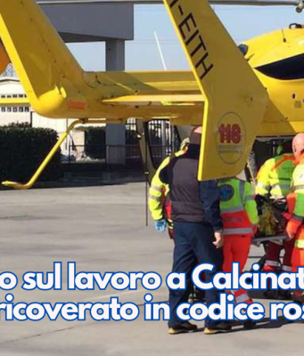 Infortunio sul lavoro a Calcinato. 24enne ricoverato in codice rosso