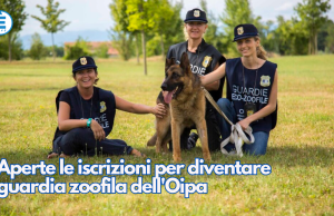 Aperte le iscrizioni per diventare guardia zoofila dell’Oipa
