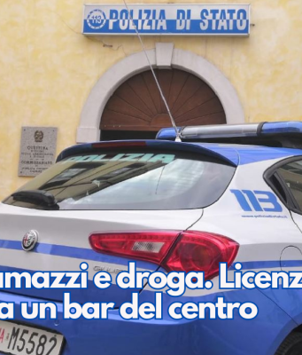 Liti, schiamazzi e droga. Licenza sospesa a un bar del centro