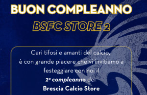 Il Brescia Store di via X Giornate compie 2 anni, martedì la festa