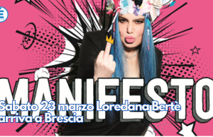 Sabato 23 marzo Loredana Bertè arriva a Brescia