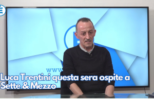 Luca Trentini questa sera ospite a Sette & Mezzo