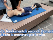 Pochi, fondamentali secondi. Domenica in piazza le manovre per la vita