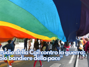 Presidio della Cgil contro la guerra: “Solo bandiere della pace”