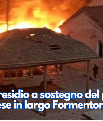 Alle 18 presidio a sostegno del popolo palestinese in largo Formentone