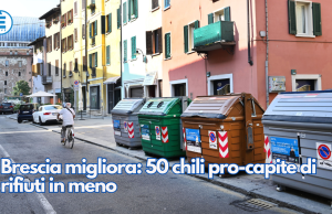 Brescia migliora: 50 chili pro-capite di rifiuti in meno