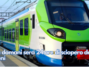 Da domani sera 24 ore di sciopero dei treni