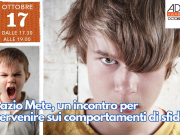 Spazio Mete, un incontro per intervenire sui comportamenti di sfida