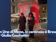Non Una di Meno, in centinaia a Brescia per Giulia