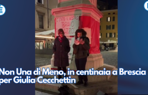 Non Una di Meno, in centinaia a Brescia per Giulia
