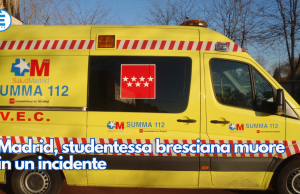 Madrid, studentessa bresciana muore in un incidente
