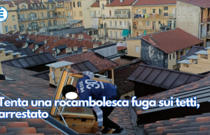 Tenta una rocambolesca fuga sui tetti, arrestato