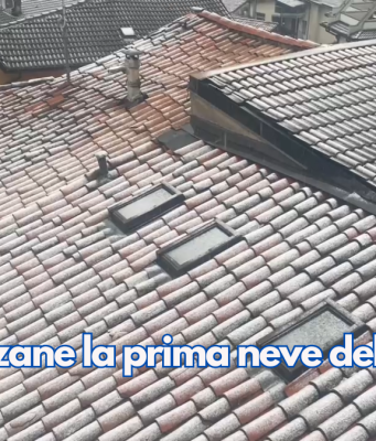 A Lumezzane la prima neve del 2023