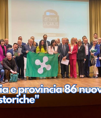 Fra Brescia e provincia 86 nuove “Attività storiche”