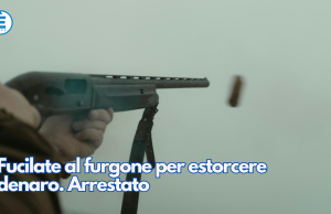 Fucilate al furgone per estorcere denaro. Arrestato