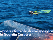 Giovane surfista alla deriva recuperato dalla Guardia Costiera