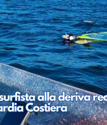 Giovane surfista alla deriva recuperato dalla Guardia Costiera