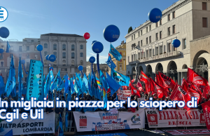 In migliaia in piazza per lo sciopero di Cgil e Uil