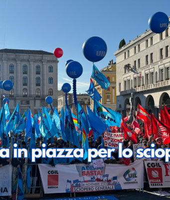 In migliaia in piazza per lo sciopero di Cgil e Uil