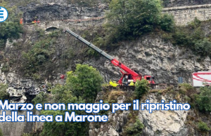 Marzo e non maggio per il ripristino della linea a Marone
