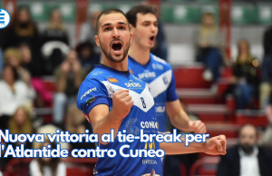 Nuova vittoria al tie-break per l’Atlantide contro Cuneo