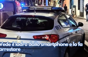 Vede il ladro dallo smartphone e lo fa arrestare
