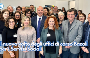 Il nuovo volto degli uffici di corso Bazoli per i Servizi Sociali
