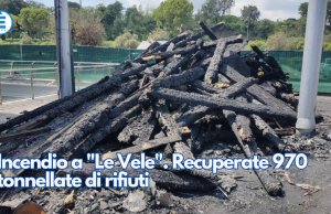 Incendio a “Le Vele”. Recuperate 970 tonnellate di rifiuti