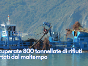 Recuperate 800 tonnellate di rifiuti portati dal maltempo