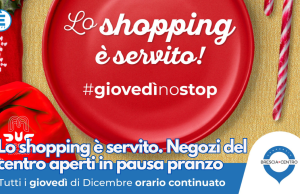 Lo shopping è servito. Negozi del centro aperti in pausa pranzo