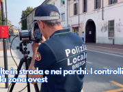 Multe in strada e nei parchi. I controlli nella zona ovest