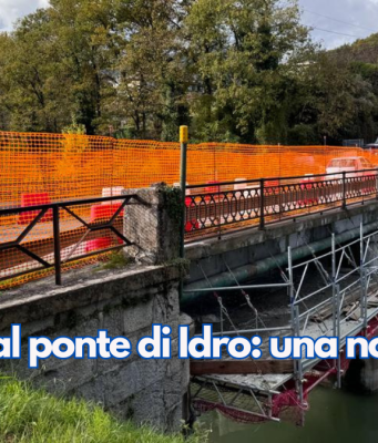Cantieri al ponte di Idro: una notte di chiusura