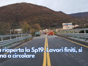 Già riaperta la Sp19. Lavori finiti, si torna a circolare