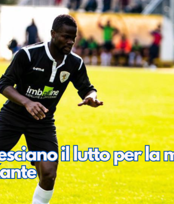 Calcio bresciano il lutto per la morte di Amara Kante