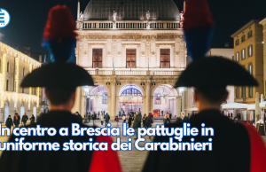 In centro a Brescia le pattuglie in uniforme storica dei Carabinieri