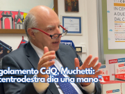 Regolamento CdQ, Muchetti: “Il centrodestra dia una mano”