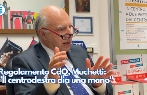 Regolamento CdQ, Muchetti: “Il centrodestra dia una mano”